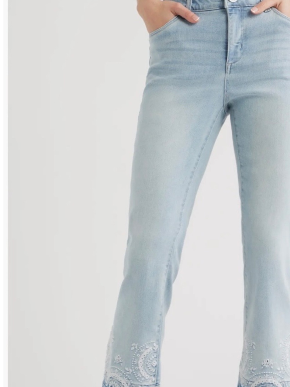 Wit&Wisdom Bennett High Waist Ankle Barely Bootcut Jean SIZE 8 - Picture 6 of 6